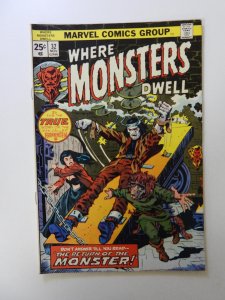 Where Monsters Dwell #32 (1974) VF- condition
