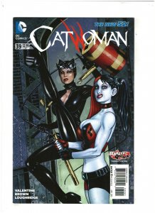 Catwoman #39 NM- 9.2 DC Comics New 52 Harley Quinn Variant 2015 Jim Balent 761941305011