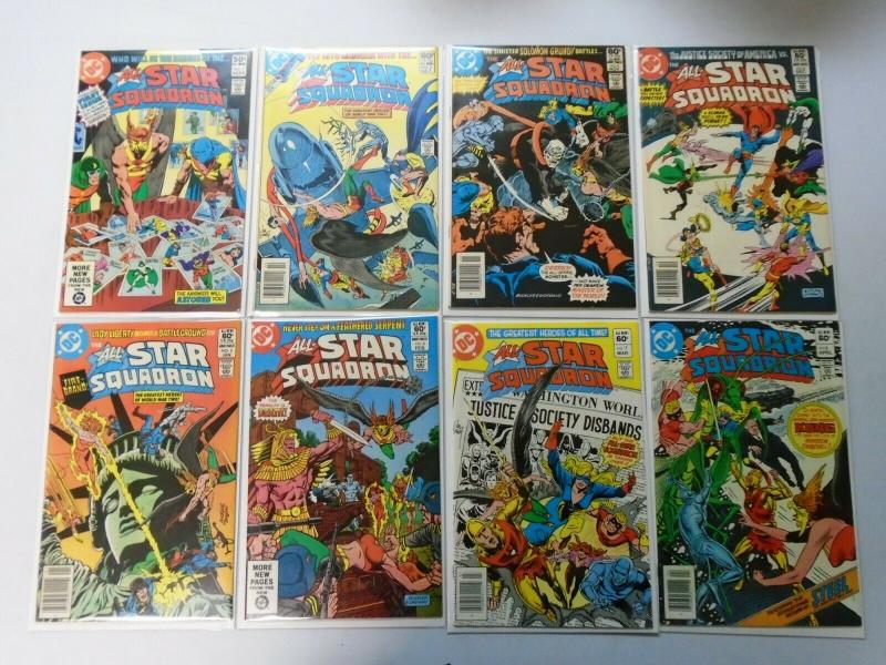 All Star Squadron From:#1-67, 29 Different Average 7.0 (Range 6.0-8.0) (1981-87)