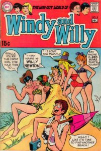 Windy and Willy #4 FN ; DC | December 1969 Bikini Beach Cover