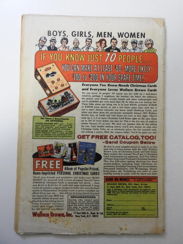 Fantastic Four #42 (1965) GD Condition ink on fc and interior bc