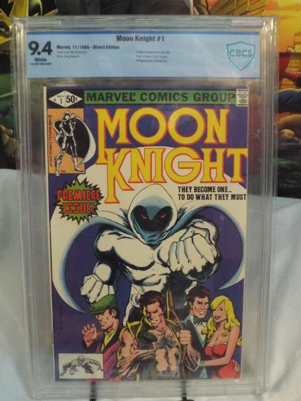 Moon Knight #1 (1980, 1st Series) - CBCS 9.4 - 1st Bushman - Not CGC/PGX