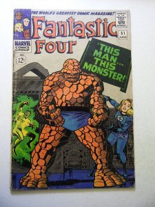 Fantastic Four #51 (1966) VG+ Condition