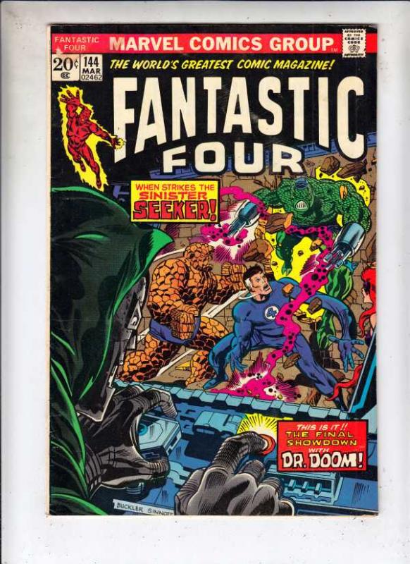 Fantastic Four #144 (Mar-74) VG Affordable-Grade Fantastic Four, Mr. Fantasti...