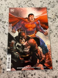 Batman Superman # 1 NM 1st Print Variant Cover DC Comic Book Williamson 5 J436
