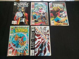 DOCTOR STRANGE 5PC (VF/NM) NEWSSTAND, LAST RITES, THE HEART OF DARKNESS 1991-95