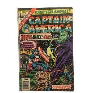 Captain America King-Size Annual #3 Kirby Cover & Interiors Bronze Age 1976