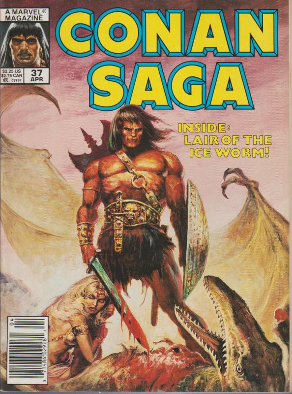 Conan Saga #37 - Conan the Barbarian - Magazine