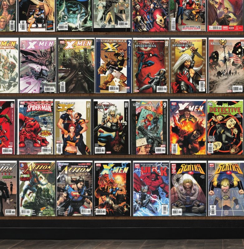 Huge Lot 140+ Comics with Action Comics, X-Men, Adventures Of Superman & More!