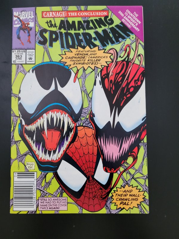 The Amazing Spider-Man #363 Newsstand Edition (1992)