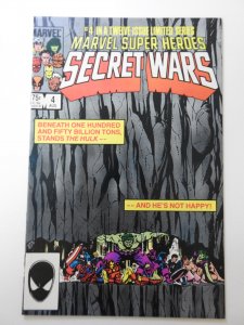 Marvel Super Heroes Secret Wars #4 (1984) Beautiful VF-NM Condition!