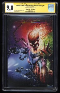 Cosmic Ghost Rider Destroys Marvel History #1 CGC NM/M 9.8 Signed SS Crain