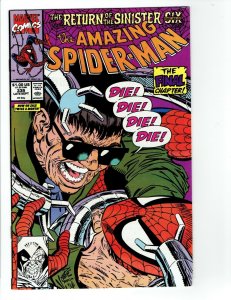 AMAZING SPIDER-MAN #339 VF Return of the SINISTER SIX MARVEL Comics 1990