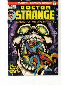 Doctor Strange #4 (1974) Silver Dagger! High-grade! VF+ Frank Brunner Art Wow!