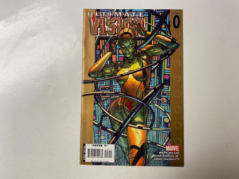 3 MARVEL comic book Ultimate Adventures #1 Ultimates #2 Vision #0 55 KM10