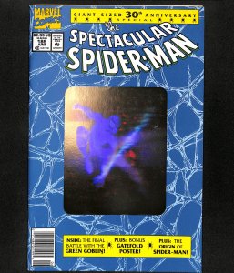 Spectacular Spider-Man #189 Newsstand Variant Hologram Cover!