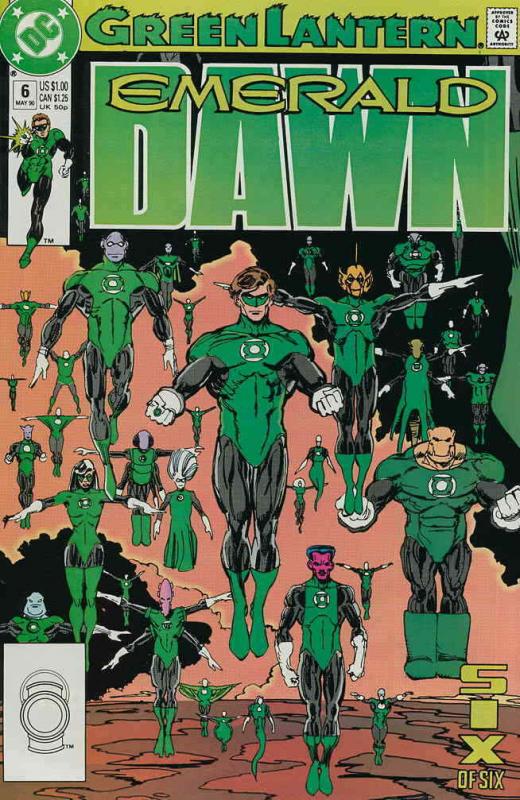 Green Lantern: Emerald Dawn #6 VF/NM; DC | save on shipping - details inside