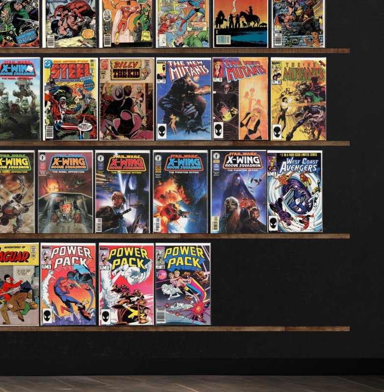 Huge Lot 150+ Comics with Cyberforce, Power Pack, The Star Wars, Rust & More!