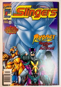 Slingers #1 (7.5, 1998) NEWSSTAND, Ricochet Cover