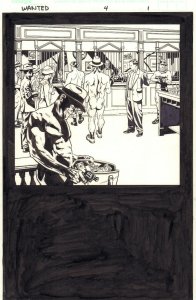 Wanted #4 p.1 - Bare-ass Syndicate Splash - 2004 art by J.G. Jones