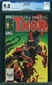 Thor #340 (1984) CGC 9.0 VFNM
