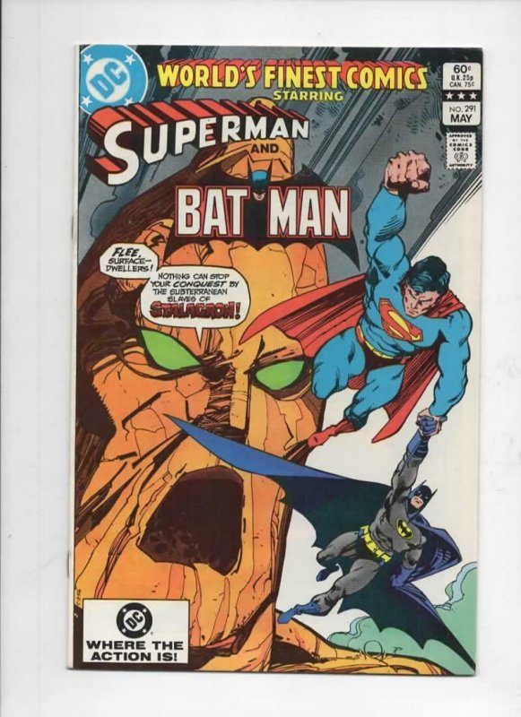 WORLD'S FINEST #291, VF+, Batman, Superman, Stalagron, 1941 1983, more in store