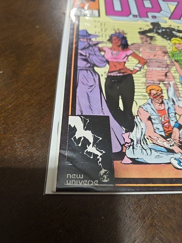 D.P.7 #1 New Universe * 1986 Marvel Comics *