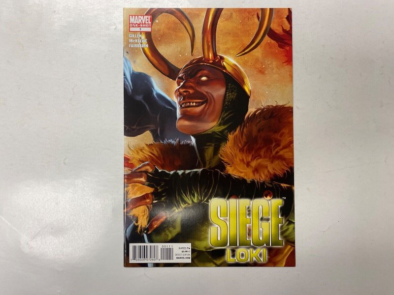 3 MARVEL comic books The Draft Heroes for Hope #1 Siege: Loki #1 86 KM14