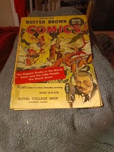 BUSTER BROWN COMICS #13 Silver Age 1956 SEAN AND THE LITTLE PEOPLE! Shark Drum!