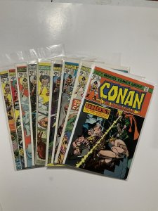 Conan The Barbarian 51-57 59 60 Fine Fn 6.0 Lot run set Marvel