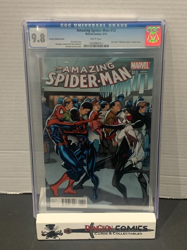 Amazing Spider-Man Vol 3 # 13 Larroca 1:20 Variant Cover CGC 9.8 2015 [GC39]