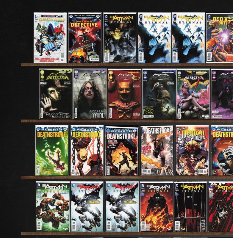 Huge Lot 150+ Comics with Batman Eternal, Detective Comics, Deathstroke & More!