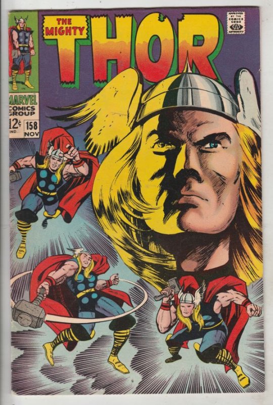 Thor, the Mighty #158 (Nov-68) NM- High-Grade Thor