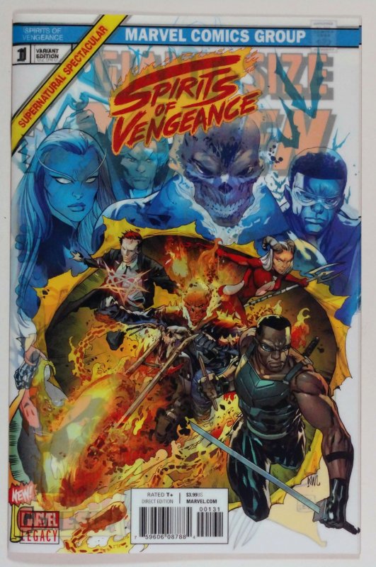 Spirits of Vengeance #1 (2017) Ken Lashley Lenticular Homage Cover