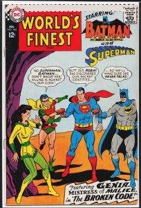 World's Finest Comics #164 (1967) Superman and Batman and Robin