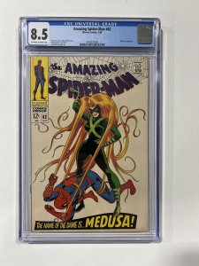 Amazing Spider-Man 62 1968 Cgc 8.5 OW/W pages Marvel Comics