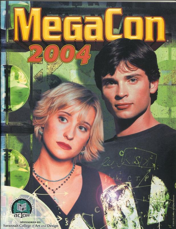 MegaCon Program Book 2004-Allison Mack-cover-guest & artist bios-VF/NM