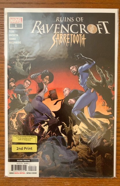 Ruins of Ravencroft: Sabretooth #1 2nd Print