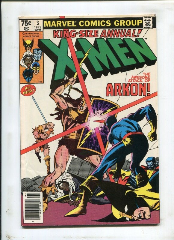 KING-SIZE ANNUAL X-MEN #3 - THE AWESOME ATTACK OF AKRON! - (7.0) 1979