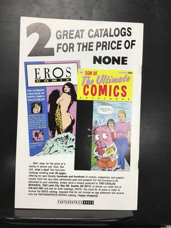 The Blonde Avenger #2 must be 18