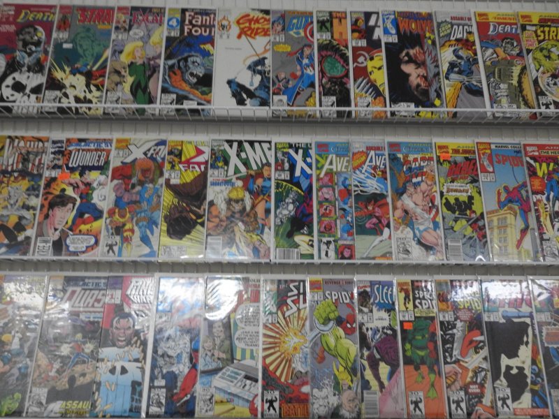 Huge Lot of 130+ Comics W/ Ghost Rider, Spiderman, Guardians o/t Galaxy Avg VF