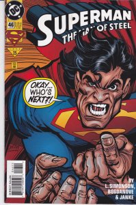 Superman: The Man of Steel #46