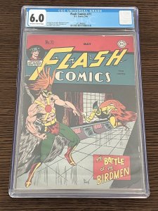Flash Comics #71 (1946). 6.0 CGC. Gardner Fox stories. Joe Kubert cover/art.