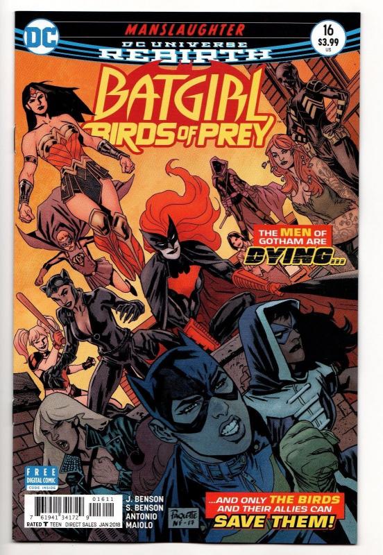 Batgirl And The Birds of Prey #16 Rebirth Main Cvr (DC, 2017) NM