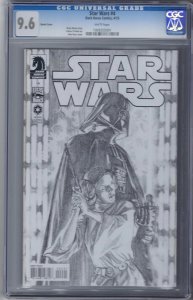 STAR WARS # 4 CGC 9.6 Dark Horse (2013) Sketch Cover