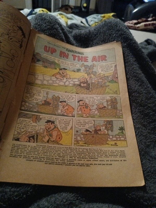 The FLINTSTONES (1961 Series)  (DELL) #5 Gold key Comics silver age cartoon book