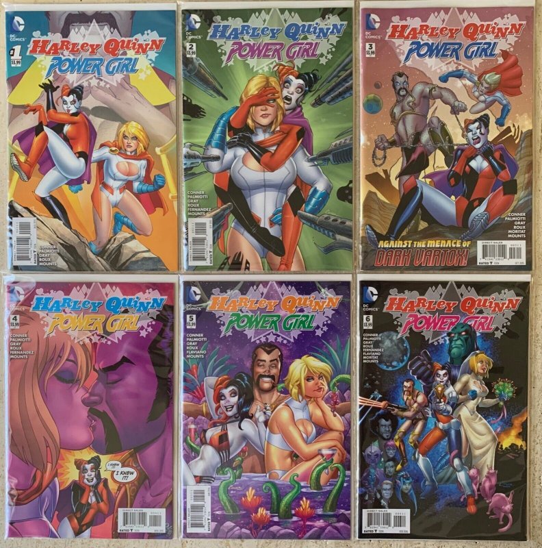 HARLEY QUINN AND POWER GIRL 1-6 | DC 2015-2016 | COMPLETE MINI-SERIES | VF-VF/NM