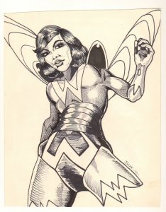 The Wasp Vintage Commission - 1978 Signed art by Blake