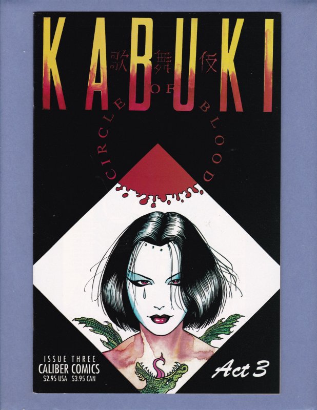 Kabuki Circle of Blood Lot #1 2 3 4 5 Caliber Comics 1995