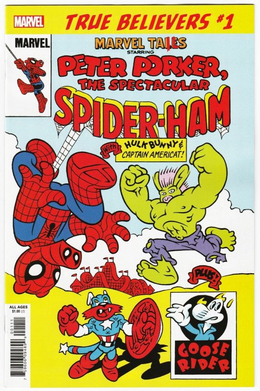 True Believers Marvel Tails Starring Peter Porker #1 | 1983 Reprint (2019) NM